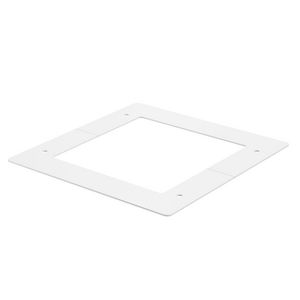 Plafondrozet zuilprofiel 130x130mm 192x192x2 staal puur wit