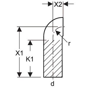Polyethyleen (PE) bocht 90° met kleine straal 110mm