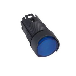Kop voor verlichte drukknop Terugvering Ø16mm Blauw