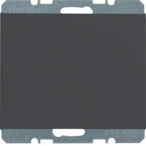 Blindplaat met sokkel en spreidkl. berker K.1/K.5 antraciet