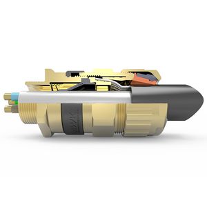 Wartel messing vernikkeld armeringklem diafragma seal M25-B