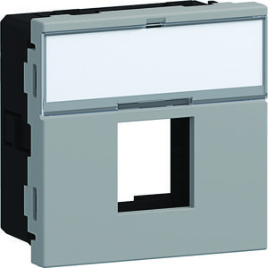 Ecoline45 inbouwset 1x multimedia type 01 45x45, alulook