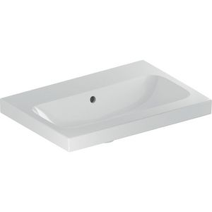 iCon Light wastafel 60x42cm z/kraangat m/overloop wit