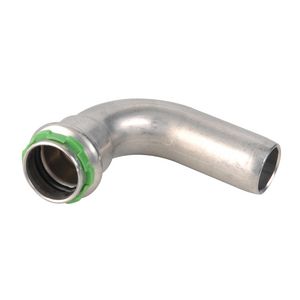 Insteekbocht 90° SudoPress RVS 316L pers x spie 22x22mm SP6001V