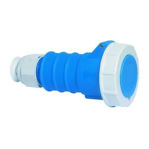Koppelcontactst. 6h 32A 3P 230V IP67 QC MG Ni
