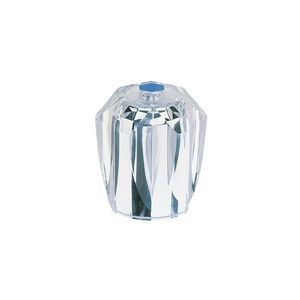 Brillant greep 1/2 blauw chroom