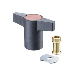 Ombouwset kunststof knevelgreep 1 1/4" tot 2