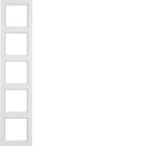 Afdekraam 5-v berker Q.3 polarwit soft-finish