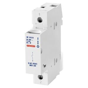 ONTKOPPELBARE ZEKERINGH.-1P 10,3X38 1000 VDC 20 A-1 VVE=12