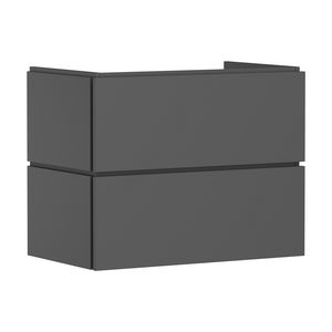 Badmeubel Xilesa E 780/470+2 lades PushOpen wastafel Slate Matt Grey