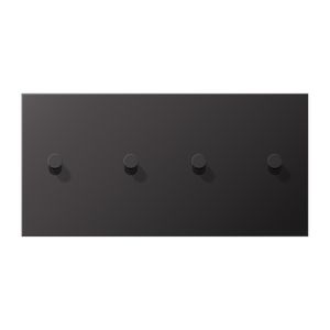 Afdekking LS1912 dark horizontaal 2+2 hevel kegel