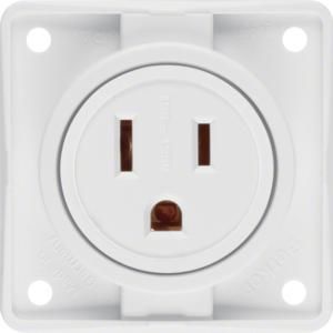 Wandcontactdoos USA/Canada NEMA 5-15 R berker Integro polwit