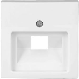 Centraalplaat voor datadoos 1 x RJ45 SI-B-alpin wit