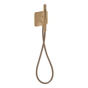 Porter unit 120/120 staafdouche 2 straalsoorten en tex. slang brushed bronze Citterio-C