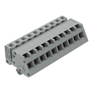 1-draads FE steker HA 2,5mm² grijs 731-510/008-000 VVE=50