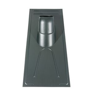 Univ. pan UR 460x1112mm v. rieten dak 25-45° zwart 166
