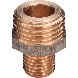 Overgangsnippel brons 1/2x1" 3247 VVE=10