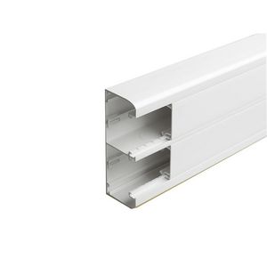 Lengte a 2m. Wandgoot 50x130 2 compartimenten snap-on DLP