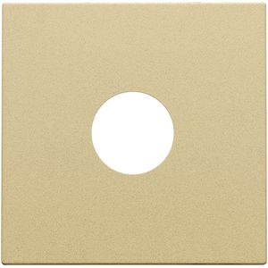 Afwerkingsset voor enkelvoudige coaxaansluiting voor tv