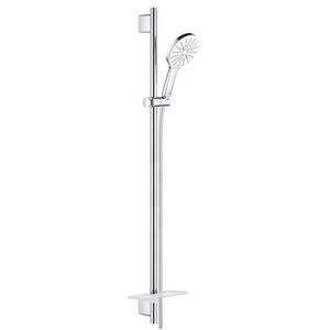 Glijstangset rainshower 130 smartact. 90cm moonwhite