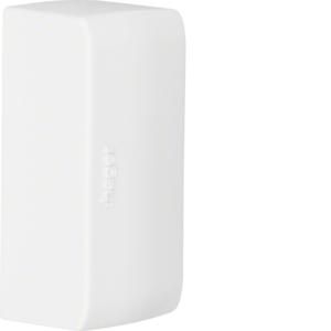 Eindstuk voor goot 20x50mm LFK verkeerswit