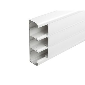 Lengte a 2m. Wandgoot 50x180 3 compartimenten snap-on DLP