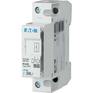 Zekeringscheider; 1p; 10x38 met melder Eaton