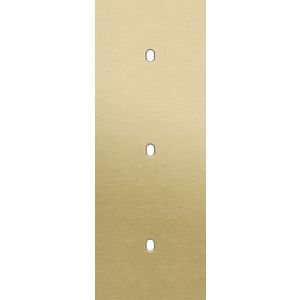Drievoudige afdekpl. verticaal 71mm centerafstand drie enkel