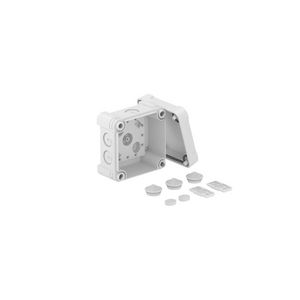 Kabeldoos 95x95x60 polycarb. li.grijs RAL 7035