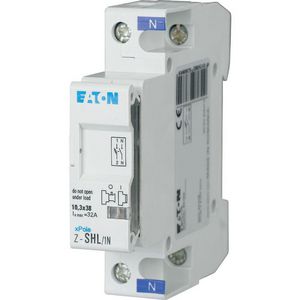 Zekeringscheider; 1p+N; 10x38 met melder Eaton