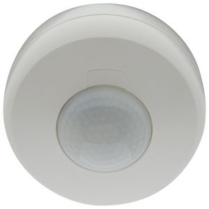 Bewegingsmelder Mic. Plafondmontage 360gr. OB wit IP44 10m 1