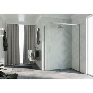 Kuadra 2.0 zijwand 890-910x2000mm matchroom helder