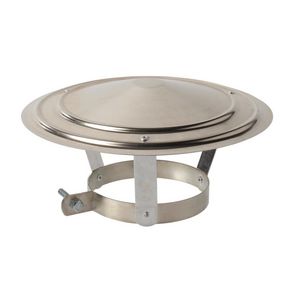 Regenkap gegalvaniseerd Ø125-131mm