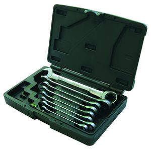 Ringratel-steeksleutelset 8delig 8 t/m 19mm