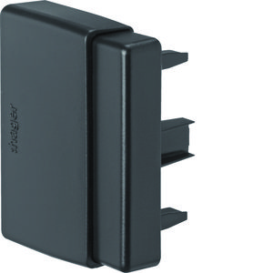 LF eindplaat (30,40,60)x60mm halogeenvrij grafietzwart