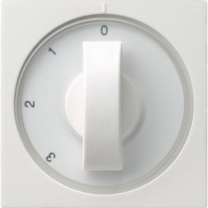Afdekking draaiknop 3-standen 0/1/2/3 System 55 zuiver wit