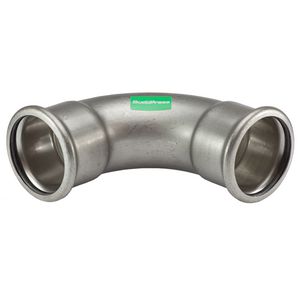 Bochtkoppeling 90° SudoPress RVS FF 108x108mm SP6002VM VVE=2