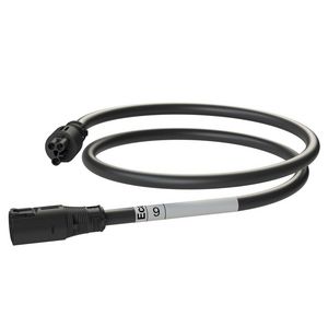 Koppelsnoer AW 9m 3G2,5 zwart Eca VVE=5