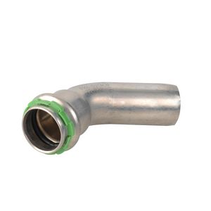Insteekbocht 45° SudoPress RVS 316L pers x spie 15x15mm SP6040V