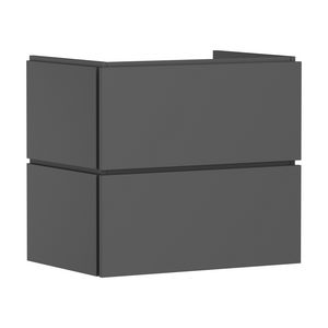 Badmeubel Xilesa E 680/470+2 lades PushOpen wastafel Slate Matt Grey