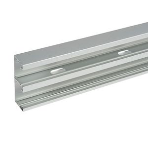 Lengte a 2m. Wandgoot snap-on 130x50 ALU