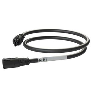 Koppelsnoer AW 8m 3G2,5 zwart Eca VVE=5