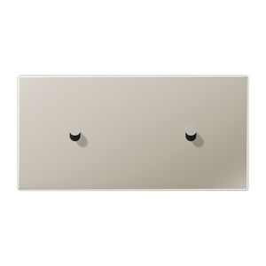Afdekking LS1912 edelstaal horizontaal 1+1 hevel kegel