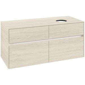 Wastafelonderkast Collaro 1200x548x500mm White Oak C04300AA