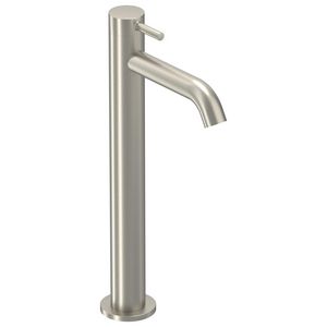 Fonteinkraan BOND staand L-size sprong 115mm highriser geborsteld nickel