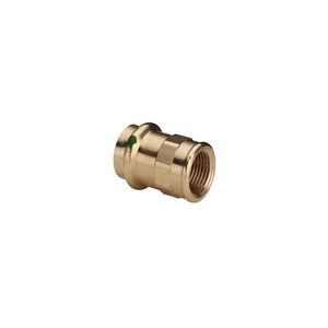 Schroefbus recht Sanpress brons 35x1" bn.
