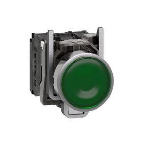 Drukknop Verlicht Verzonken terugv 22mm 120V 1NO + 1NC Gr