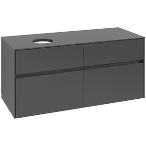 Wastafelonderkast Collaro 1200x548x500mm Graphite C042B0VR