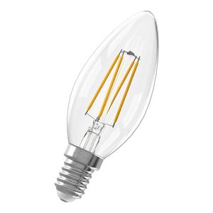 LED-lamp Bulb Fil C35 E14 DIM 4.5W 40W 470lm 2700K helder