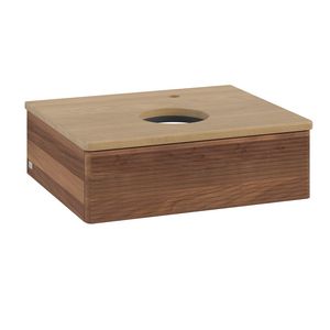 Wastafelonderkast Antao 600x190x500mm Warm Walnut K07151HM
